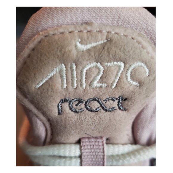 Nike Air Max 270 React Women's Sneakers Size- 8.5 White/Pink - Picture 4 of 10